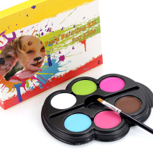 Suministros de pintura facial al por mayor Kit de pintura facial de 6 colores para niños